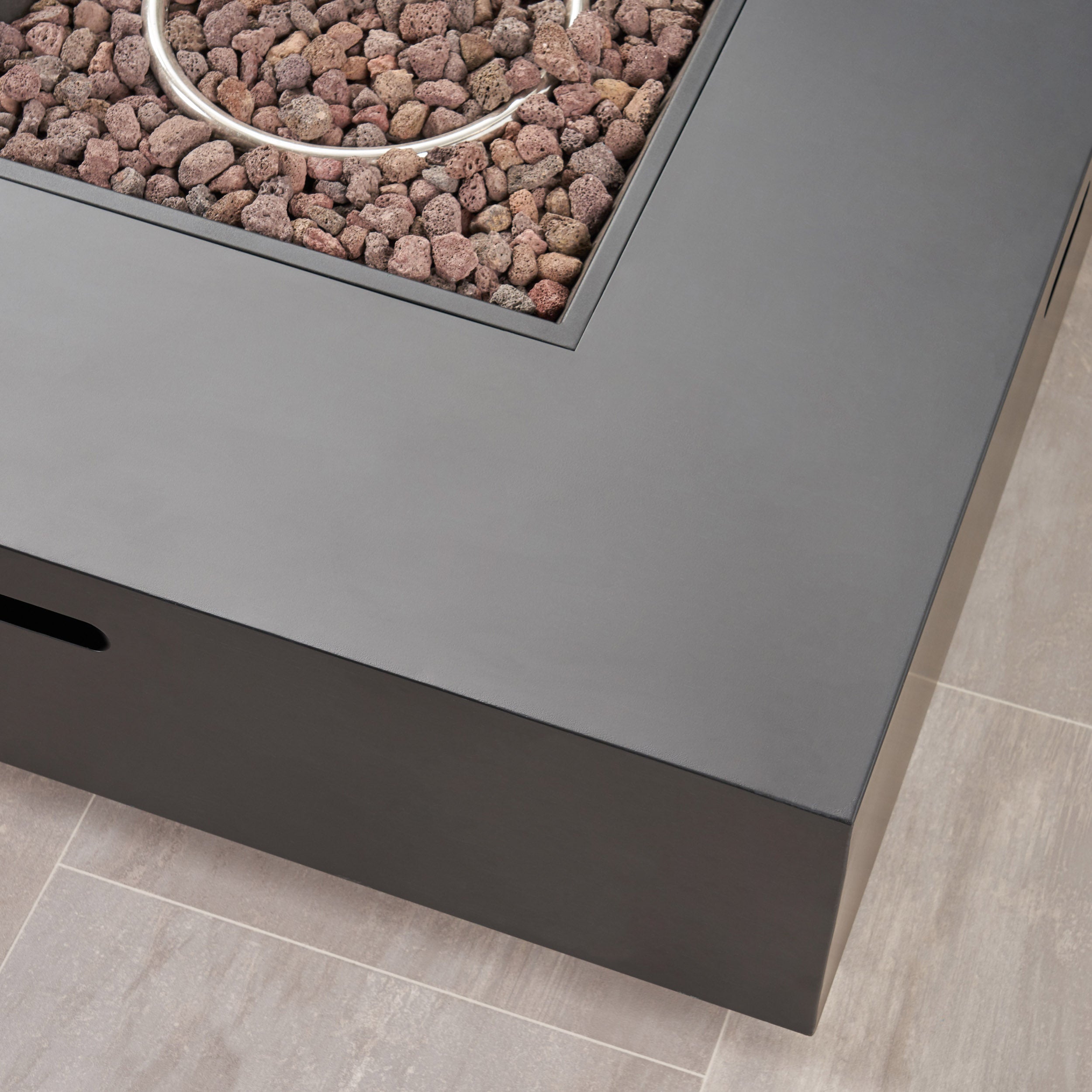 39" Square Iron Fire Pit - 50,000 BTU