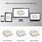 Modern Corduroy Upholstered Sectional Sofa