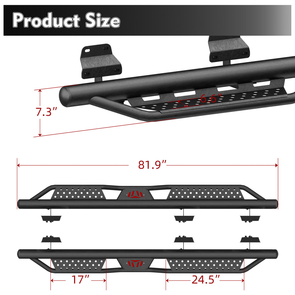 Running Boards for 2015-2026 Ford F150 & Super Duty Crew Cab