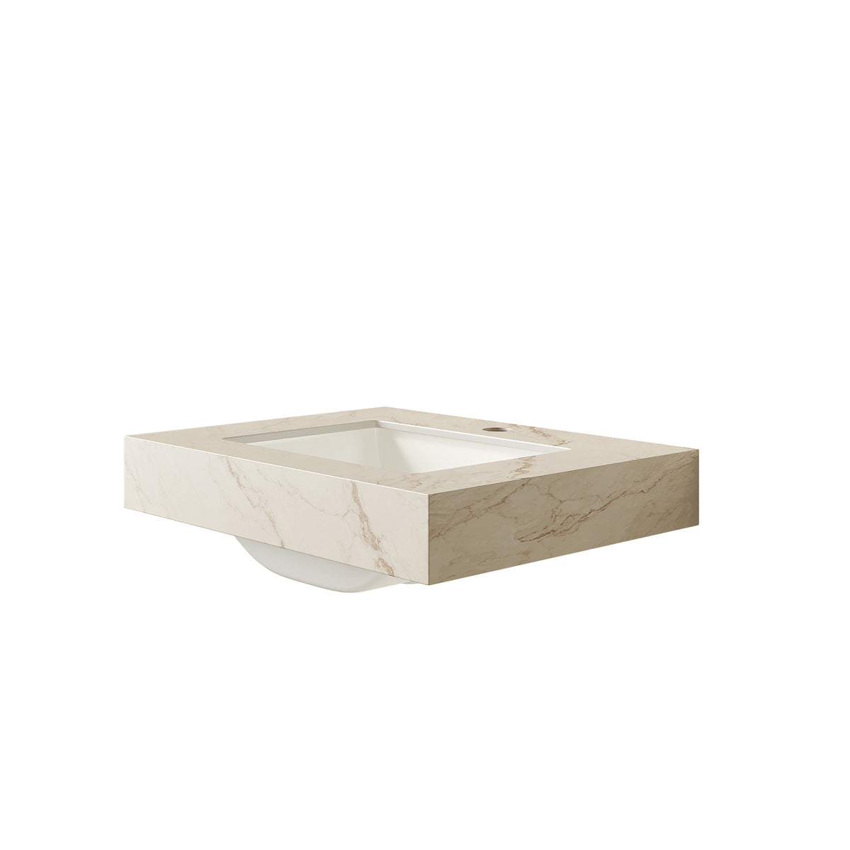 24" Bathroom Sink with Sintered Stone Countertop
