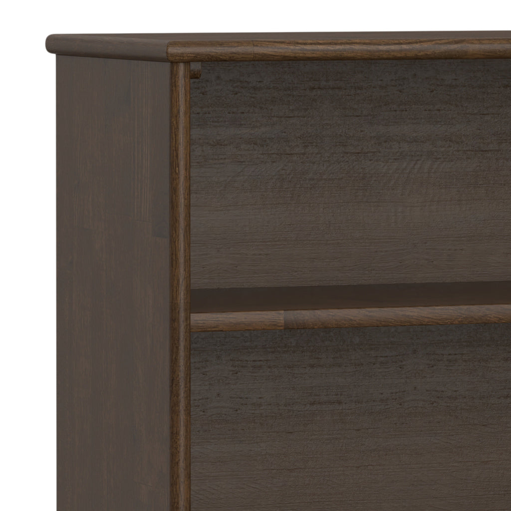 Draper Mid Century Low Bookcase