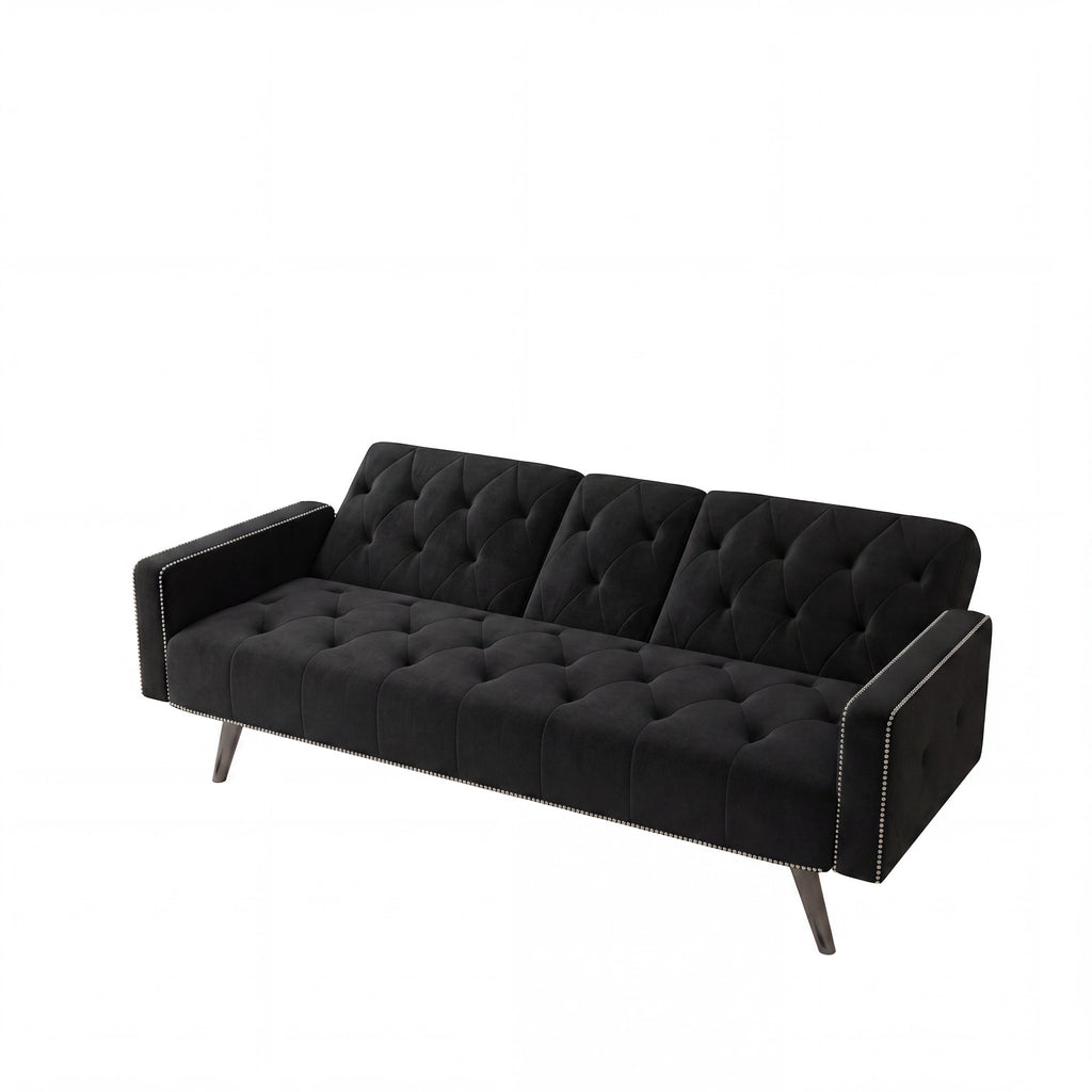 1730 Sofa Bed Armrest with Nail Head Trim