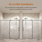Frameless Single Sliding Shower Door