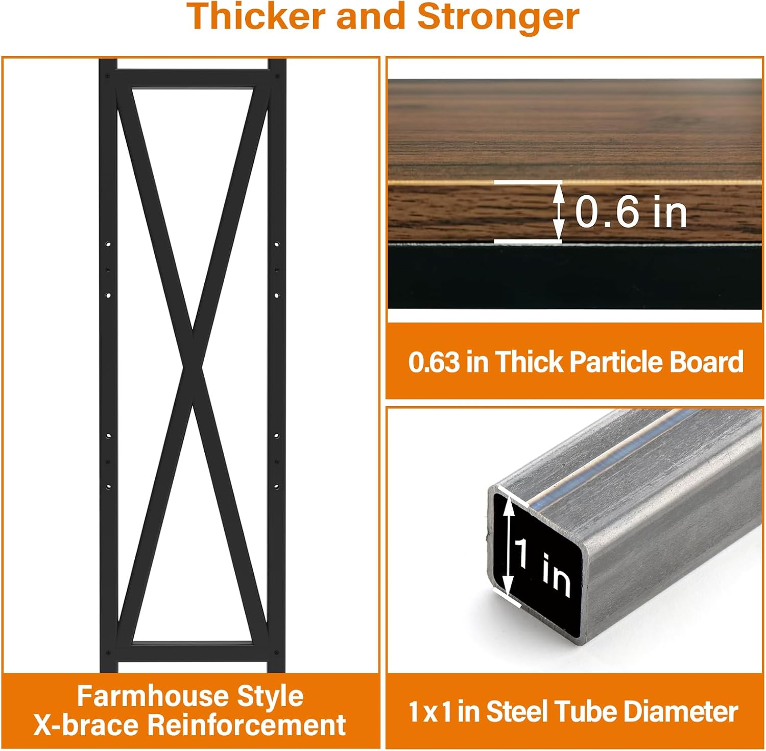 56.30'' Bakers Rack 4-Level Storage Shelves