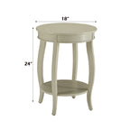 Aberta Antique Round Leg Table