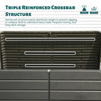 200 Gallon Plastic Deck Box with Lock, Wheels & Waterproof Lid