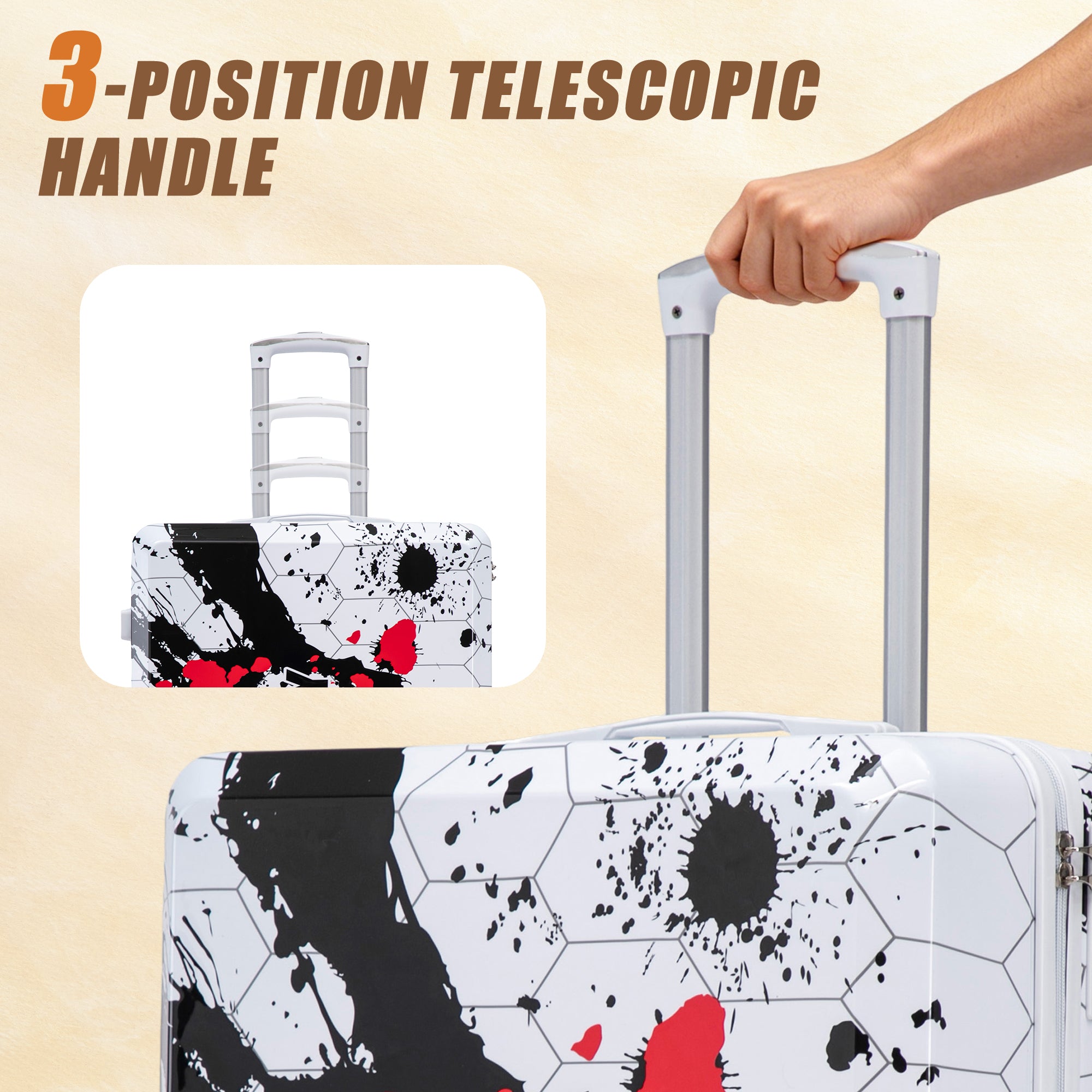 28 Inch PC Spinner Wheel Luggage