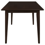 Gianna Cappuccino 5-Piece Rectangular Dining Set