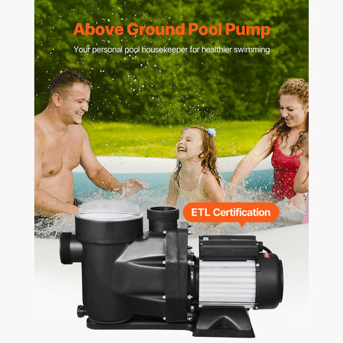 2 HP Above Ground Swimming Pool Pump