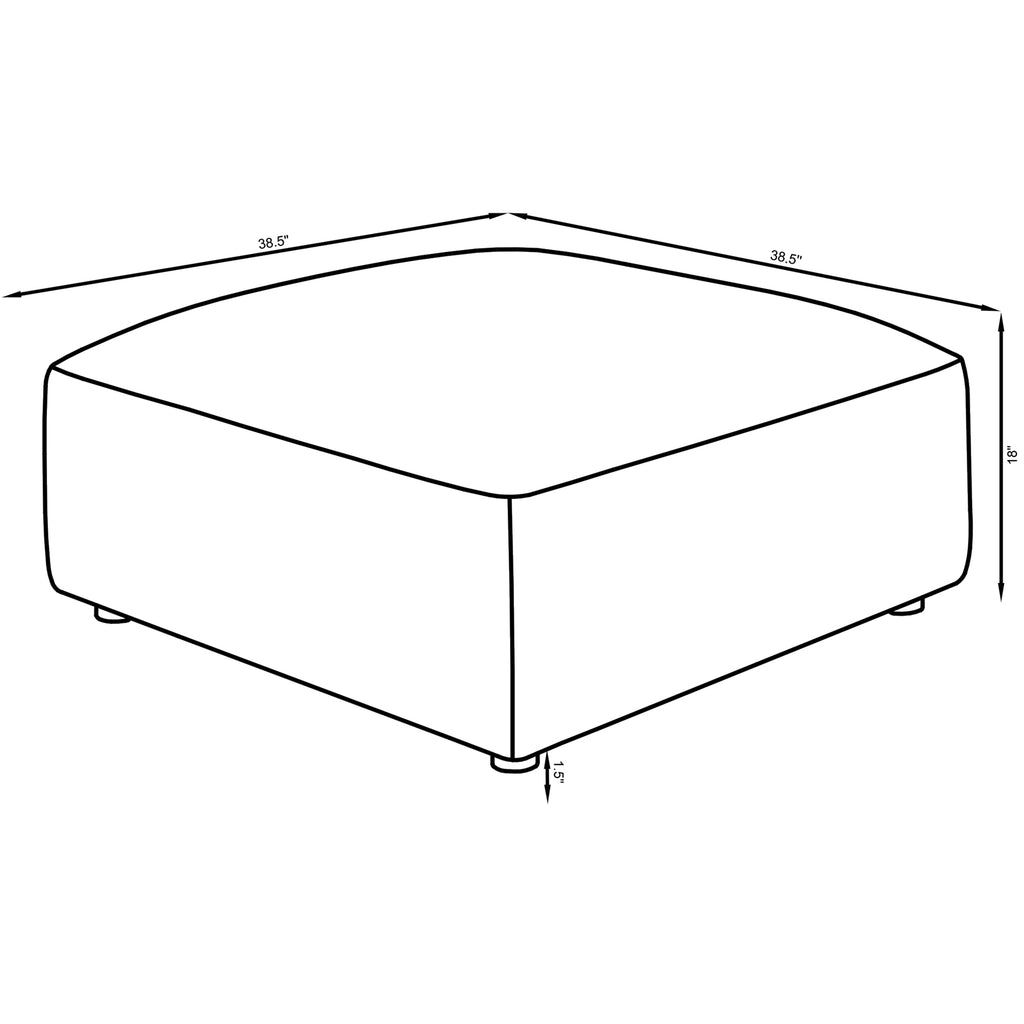 Jennifer Grey Ottoman