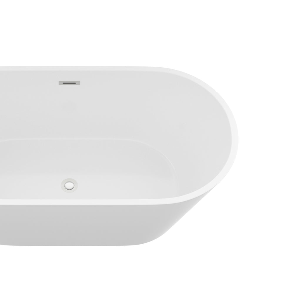 59" Acrylic Freestanding Bathtub - Gloss