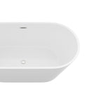 59" Acrylic Freestanding Bathtub - Gloss