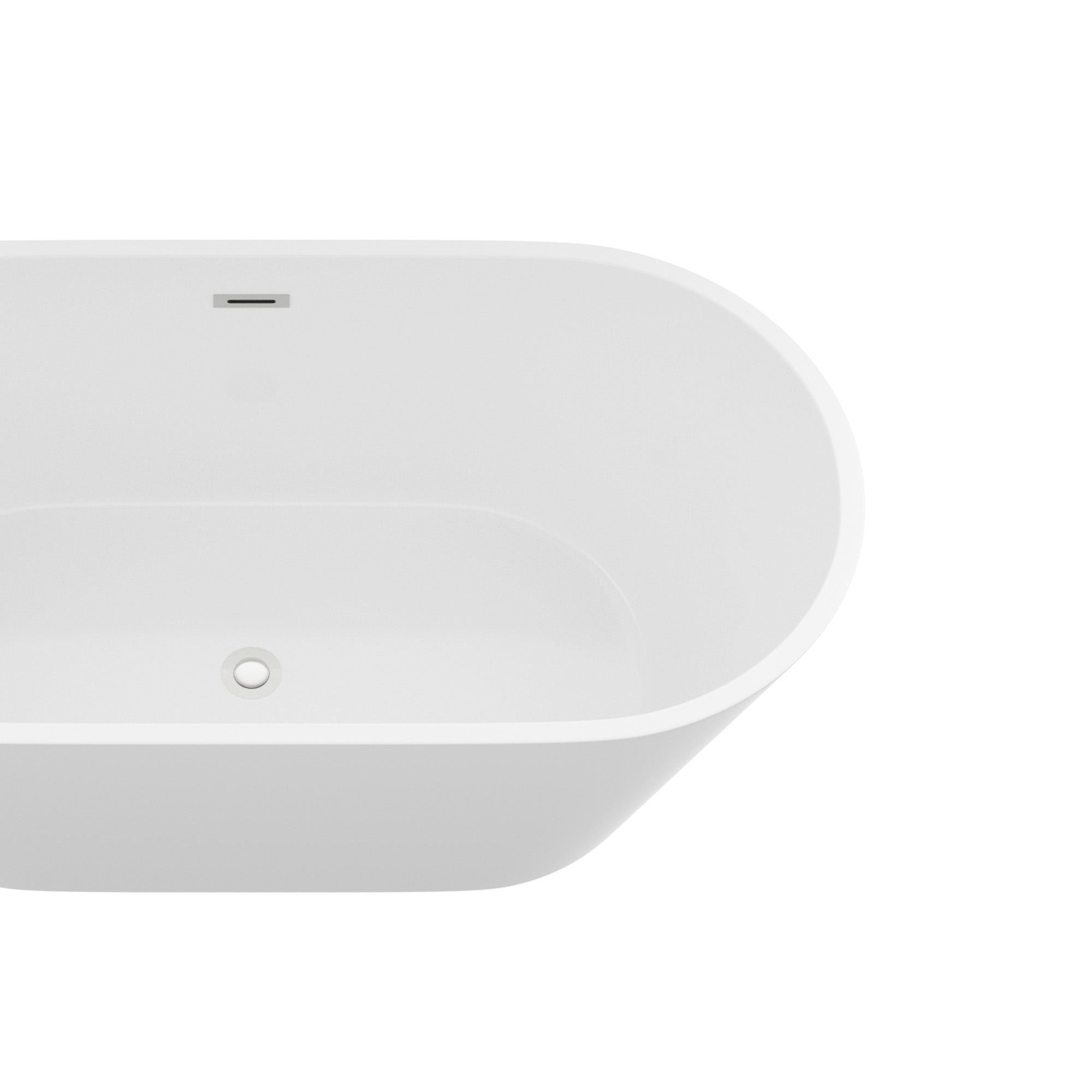 59" Acrylic Freestanding Bathtub - Gloss