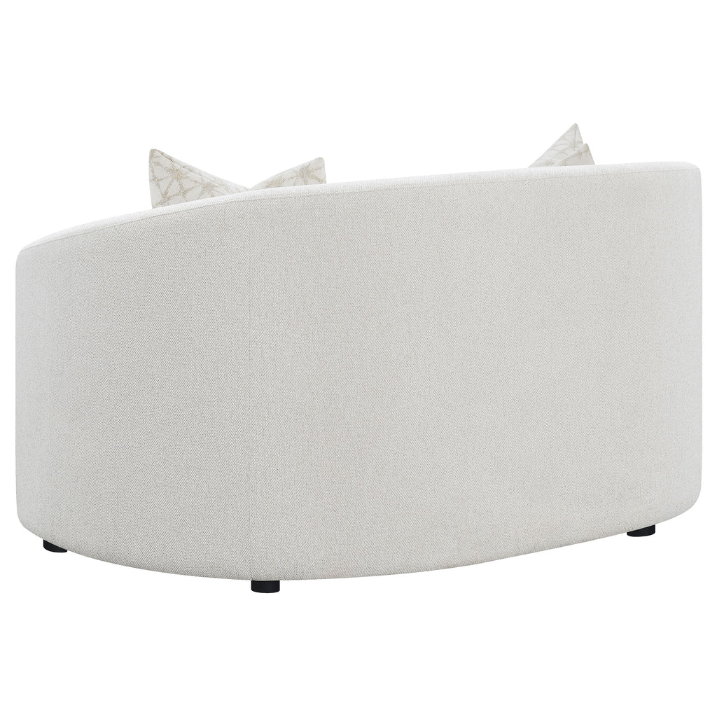 Rory Latte 2-Piece Sloped Arms Living Room Set