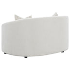Rory Latte 2-Piece Sloped Arms Living Room Set