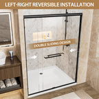 56"-60" W x 72" H Matte Shower Doors