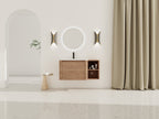 40" Wall-Mounted Bathroom Vanity