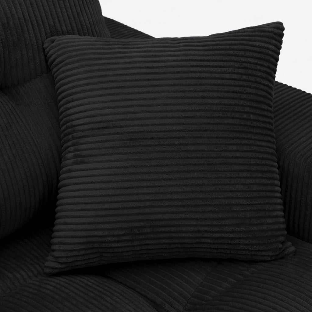 Corduroy Corner Chaise Compression Sofa Bed