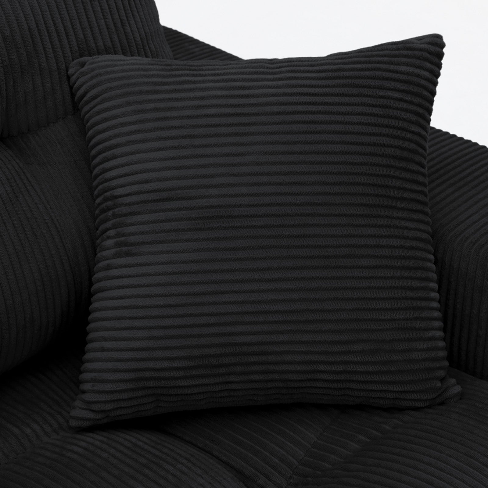 Corduroy Corner Chaise Compression Sofa Bed
