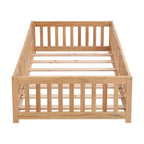 Full Size Floor Bed with Door