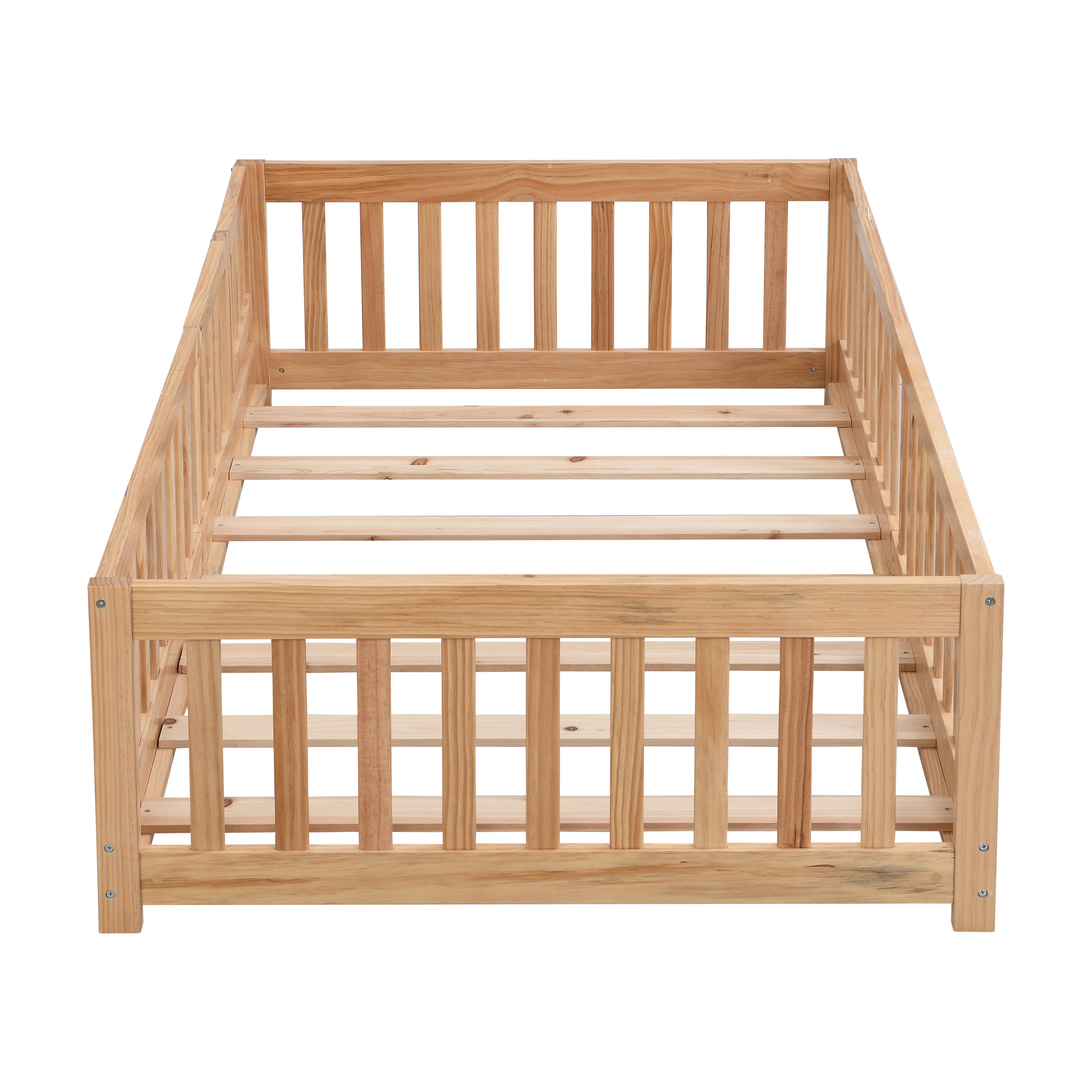 Full Size Floor Bed with Door