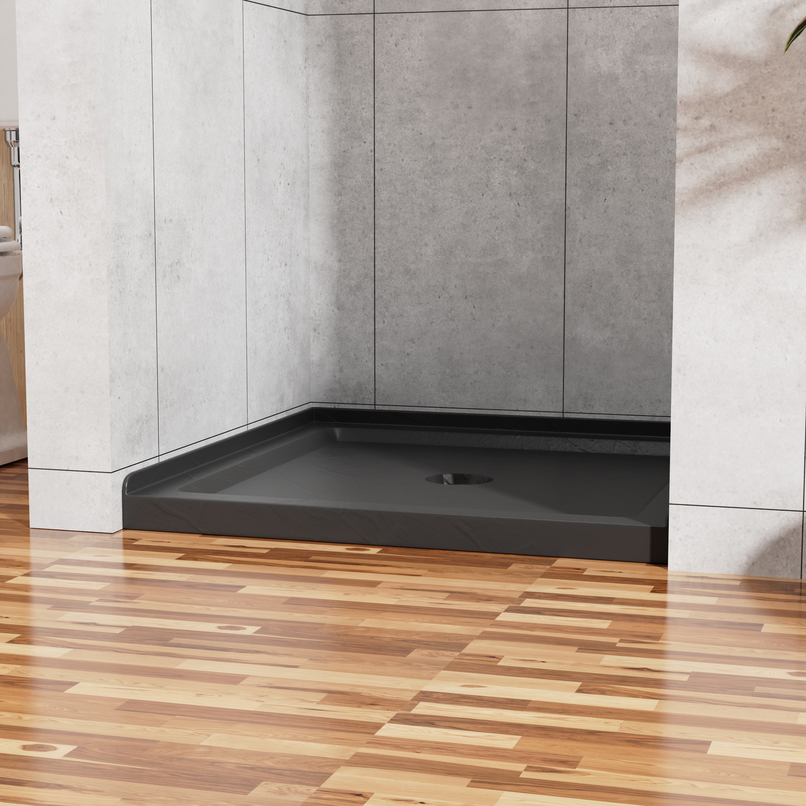 Goodyo 36"x36" Shower Base with Anti-slip Acrylic