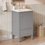 20" Bathroom Vanity with Ceramic Sink