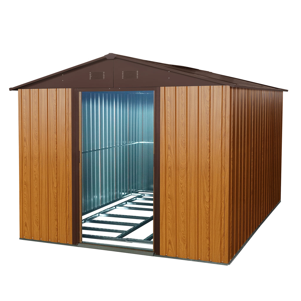 8ft x 10ft Outdoor Metal Storage Shed