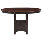 Hester Chestnut Extension Counter Dining Table