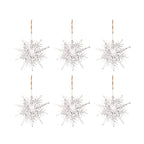Iron Snowflake Hanger - Set of 6 Decorative Ornaments