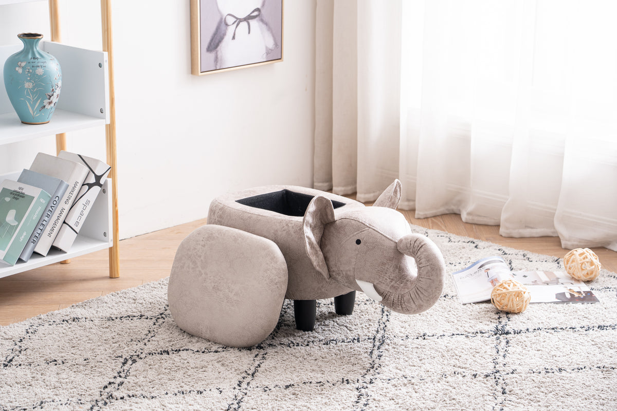 Elliot the Elephant Storage Ottoman