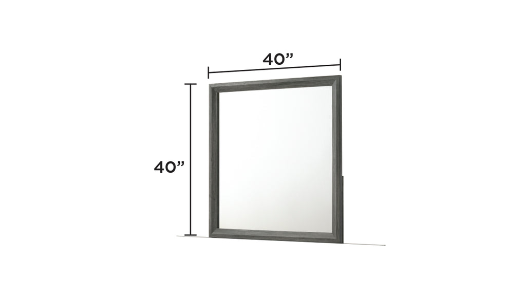 Denver Modern Style Mirror Made with Wood