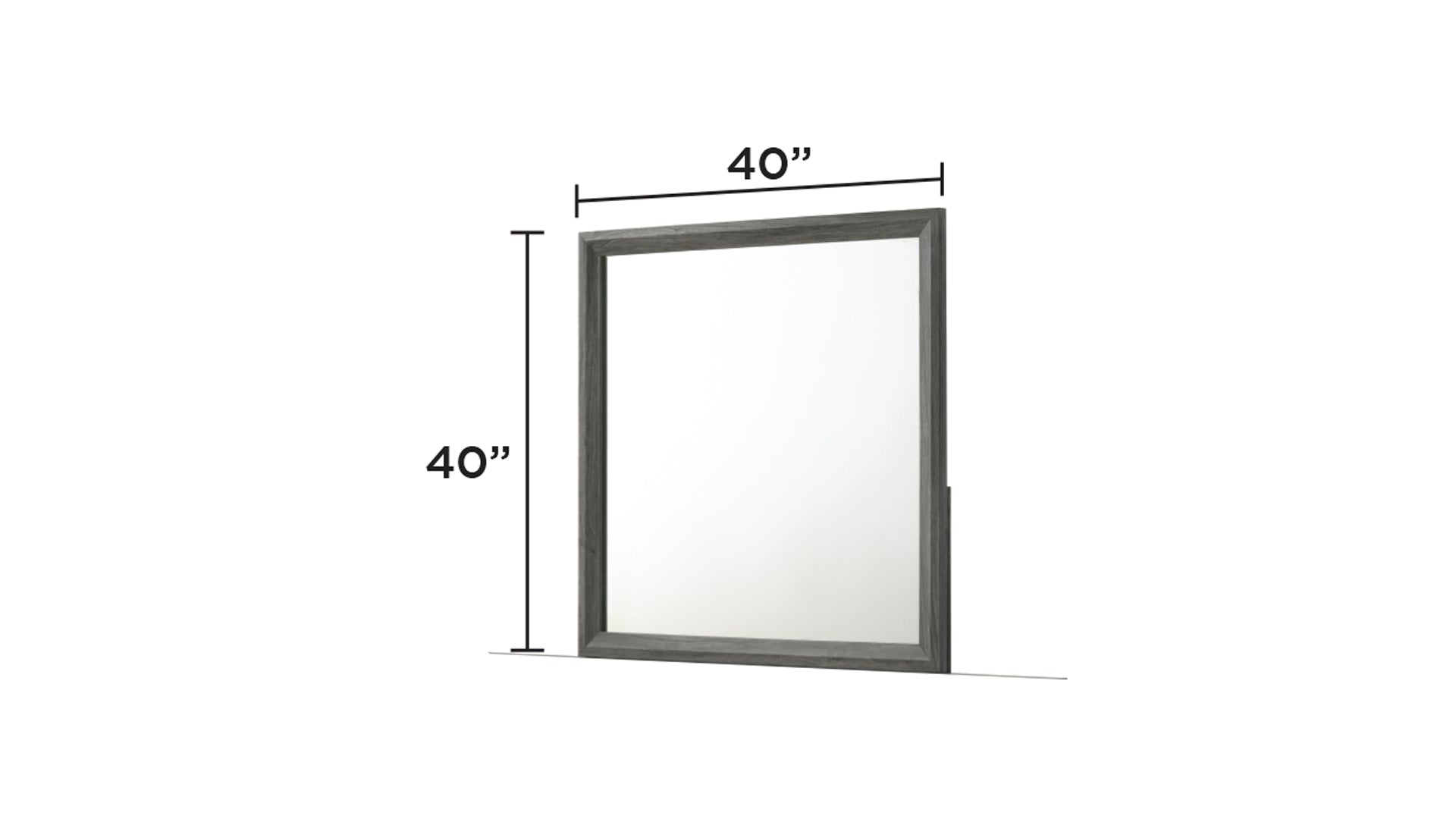 Denver Modern Style Mirror Made with Wood