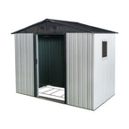 8ft x 4ft Outdoor Metal Storage Shed with Window