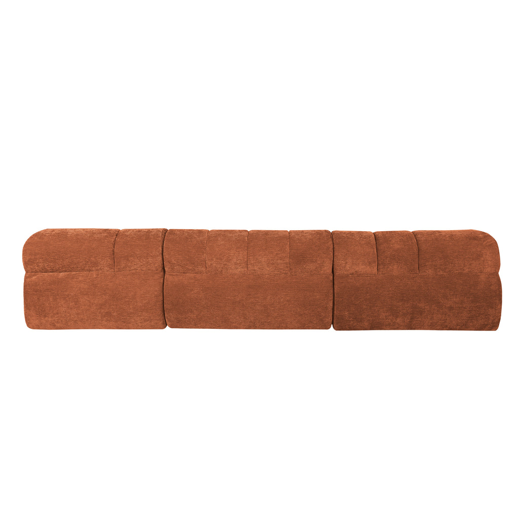 122" Modern L-Shaped Sectional Sofa with Chaise Lounge