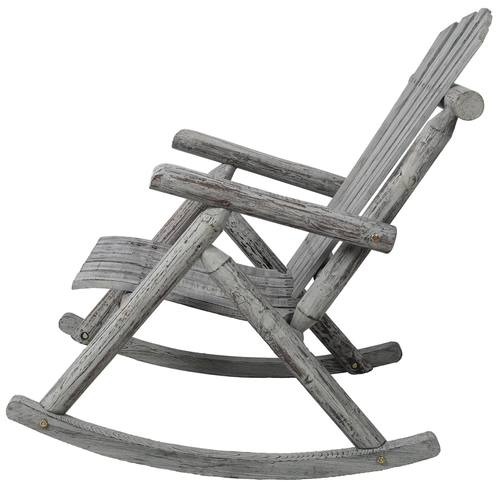 Wooden Porch Rocker Chair