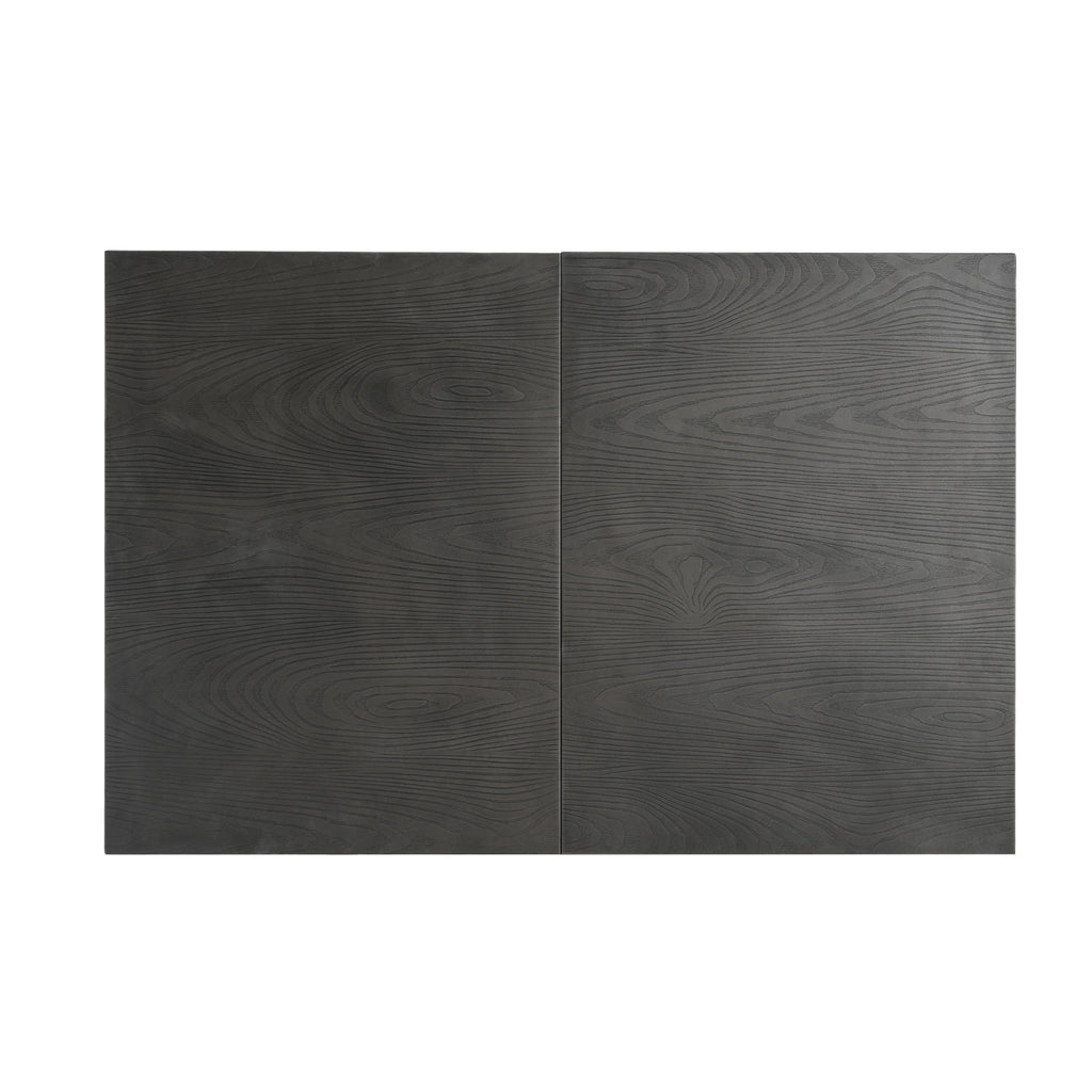 Extendable Rectangle Aluminum Alloy Fire Pit Table, 50,000BTU