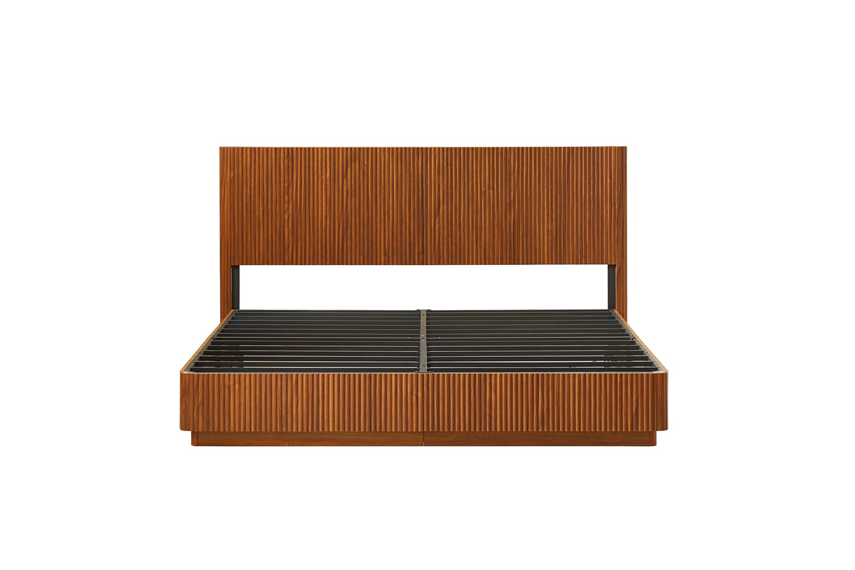King Size Bed Frame With LED Lights