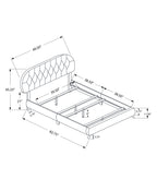 Twin Size Upholstered Bed for Teens