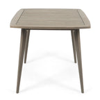 Outdoor Square Acacia Wood Table with Straight Legs