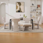 Upholstered Chenille Dining Chair Set of 4