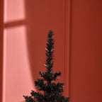 Slim Xmas Tree with Plastic Stand, 5' Artificial Pencil Christmas Tree