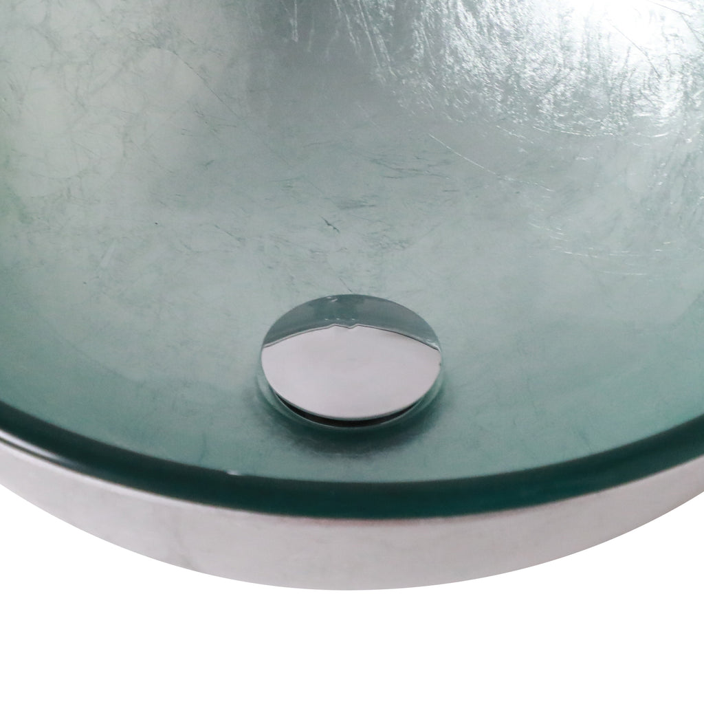 Bathroom Artistic Tempered Glass Vessel Sink