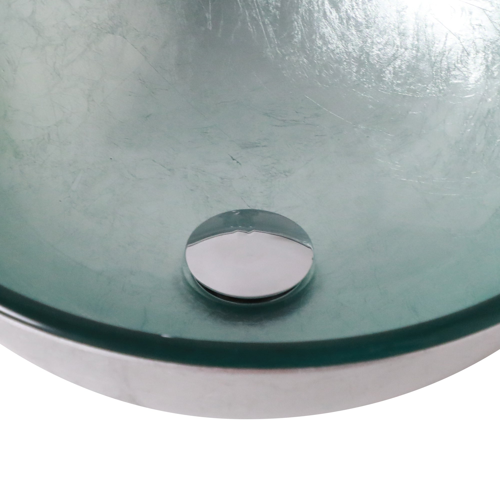 Bathroom Artistic Tempered Glass Vessel Sink