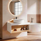 30" Floating Bathroom Vanity with Glossy Finish
