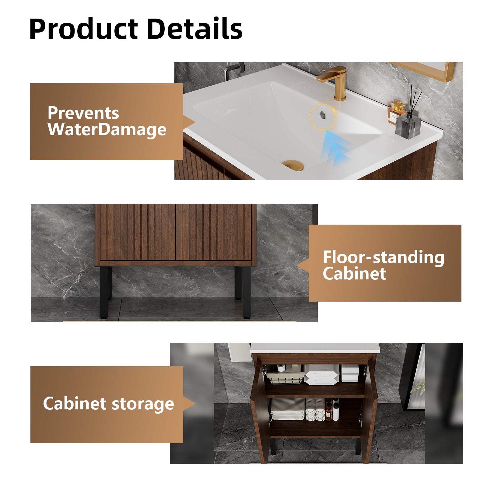 30 Inch Bathroom Vanity with Sink
