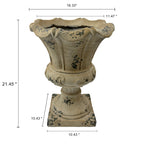 Antique White MGO Garden Planter