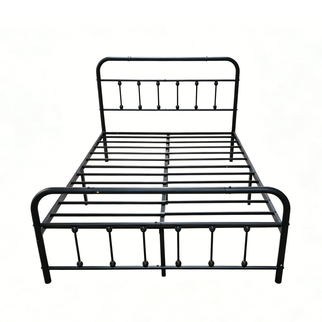Full Size Metal Bed Frame with Headboard