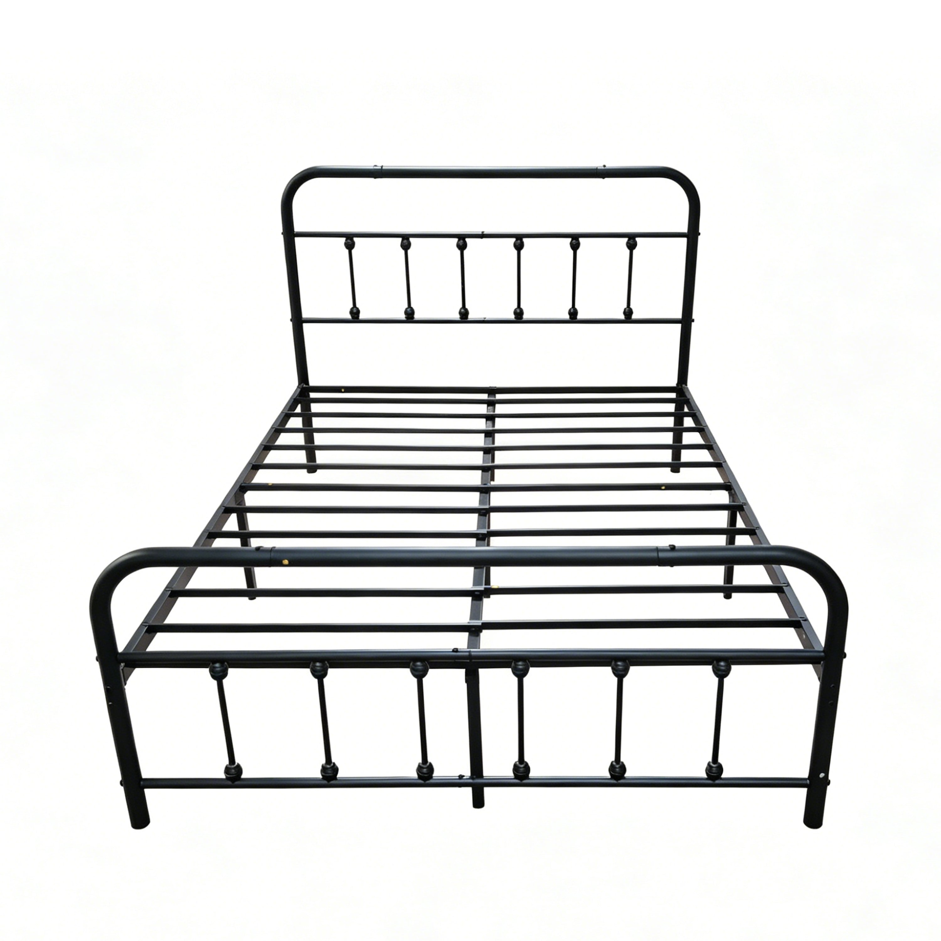 Full Size Metal Bed Frame with Headboard
