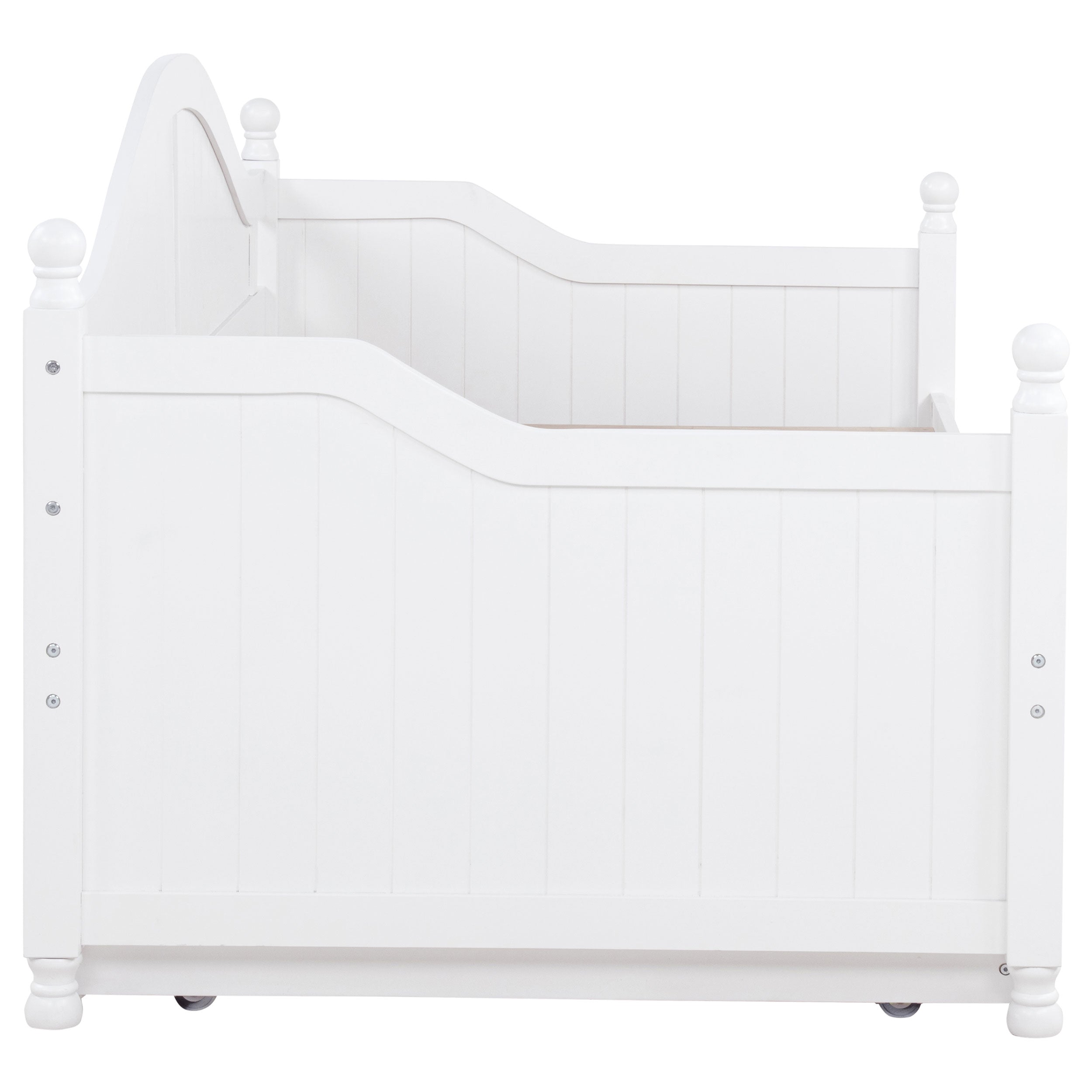 White Twin Daybed with Trundle